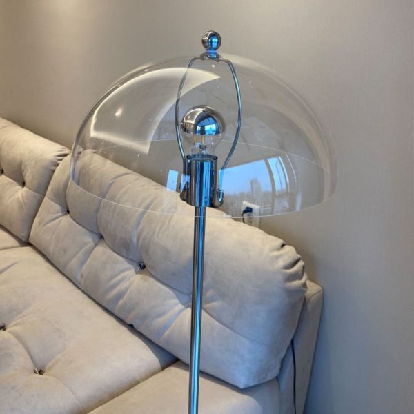Đèn Sàn Bán Cầu Acrylic Trong Suốt, Đèn Sàn Retro Bauhaus, Đèn Đứng Cổ Điển Decor Mọi Không Gian - Hình ảnh 7