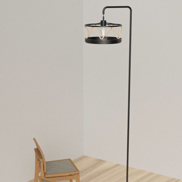 Đèn Sàn Sắt Phong Cách Châu Âu, Đèn Đứng Kiểu Dáng Mới Decor Phòng Khách, Phòng Ngủ - Hình ảnh 6