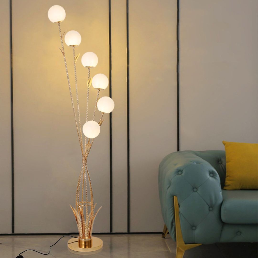 Đèn Sàn Chao Tròn Họa Tiết Galaxy, Đèn Sàn Led Điều Khiển Từ Xa, Đèn Đứng Decor Phòng Khách - Ảnh 6
