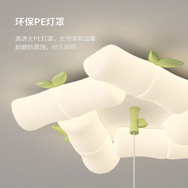 Đèn Ốp Trần Gấu Trúc Cho Bé, Đèn Trần Thiết Kế Sáng Tạo Bảo Vệ Mắt Decor Phòng Khách/ Phòng Ngủ - Hình ảnh 6