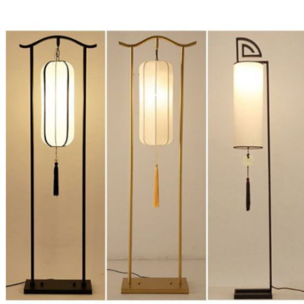 Đèn Sàn Phong Cách Trung Hoa, Đèn Lồng Sắt Nghệ Thuật Nhiều Họa Tiết May Mắn Decor Phòng Khách/ Phòng Ngủ - Hình ảnh 5