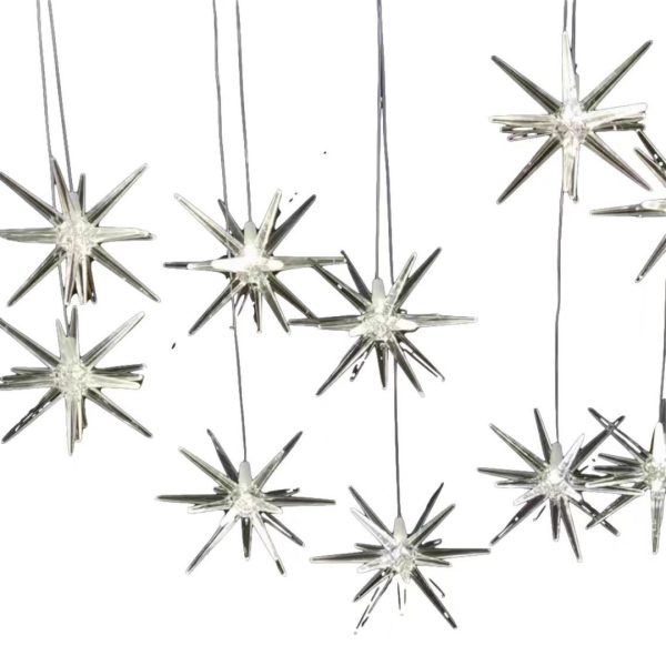 Bộ 20 Đèn Thả Hình Nhím Tiệc Cưới, Đèn Led Treo Đạo Cụ Tiệc Cưới, Sảnh Nhà Hàng, Đèn Trang Trí Tiệc Cưới - Ảnh 5