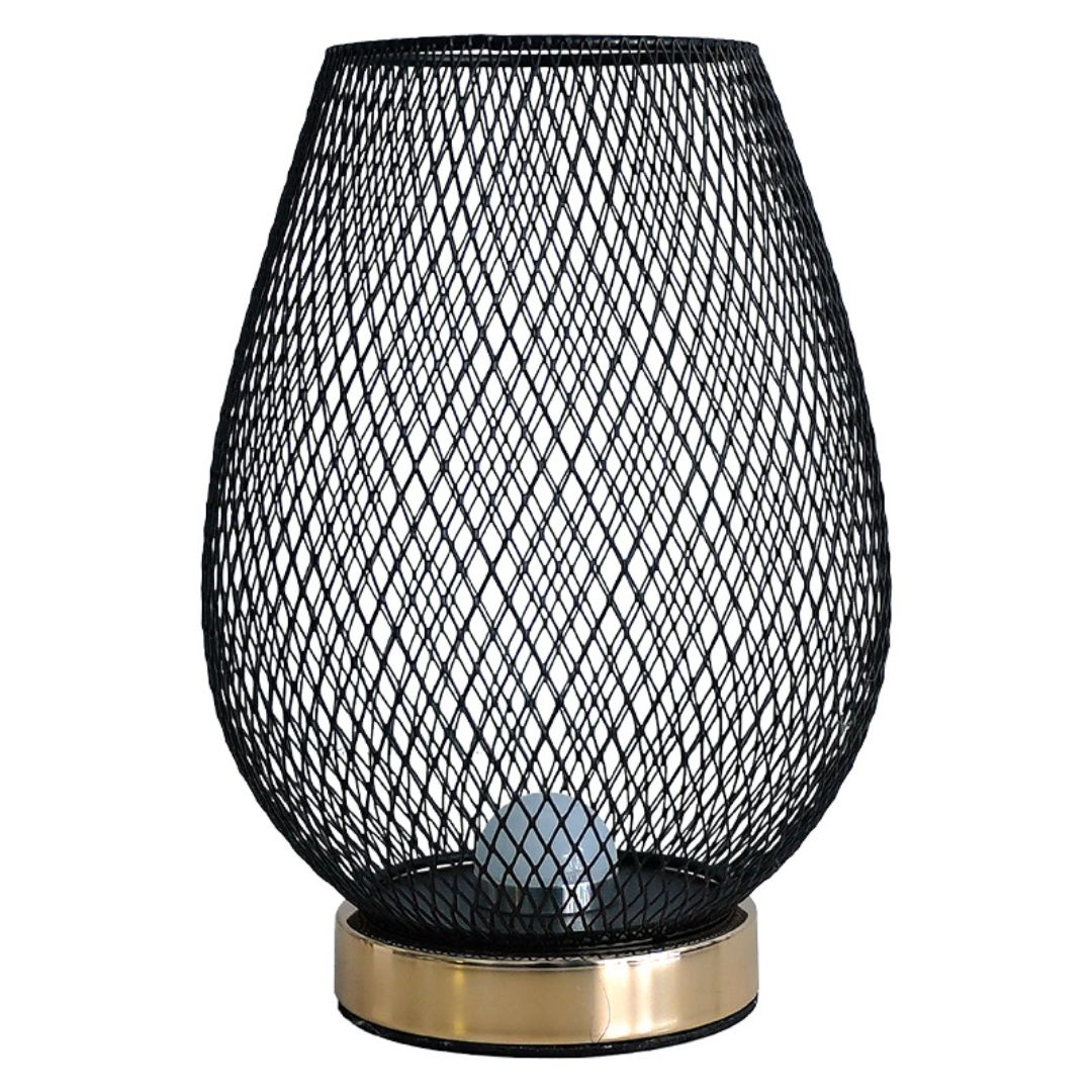 Đèn Led Kim Loại Để Bàn, Đèn Bàn Hình Lồng Đèn Di Động Decor Bàn Làm Việc, Tiệc, Phòng Khách - Ảnh 5