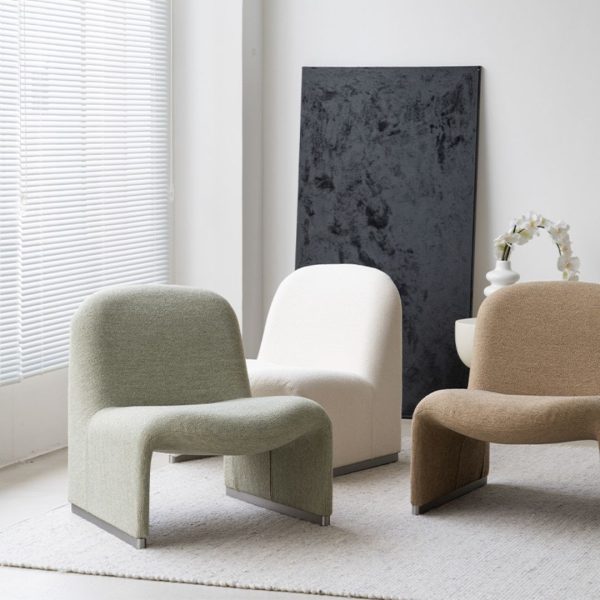 Sofa Thư Giãn Không Tay Vịn Thiết Kế Châu Âu, Ghế Sofa Đơn Phong Cách Bauhaus Nhiều Màu Sắc - Hình ảnh 5