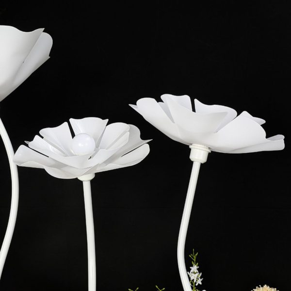 (Bộ 3 Cây) Đèn Sàn Cúc Họa Mi Decor Tiệc Cưới, Đèn Đứng Acrylic Dùng Trang Trí Tiệc, Sảnh Nhà Hàng Đồ Trang Trí - Hình ảnh 5