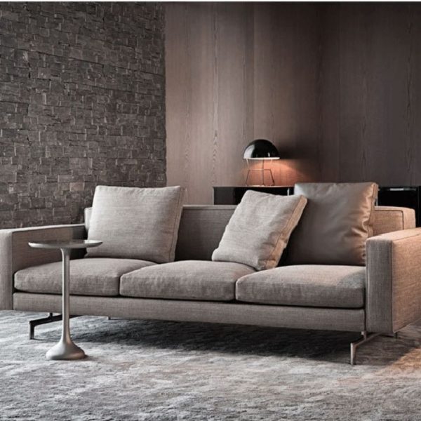 Ghế Sofa Băng Da 3 Chỗ Ngồi Cao Cấp, Ghế Sofa Thư Giãn Dành Cho Gia Đình, Văn Phòng, Sofa Bắc Âu - Hình ảnh 5