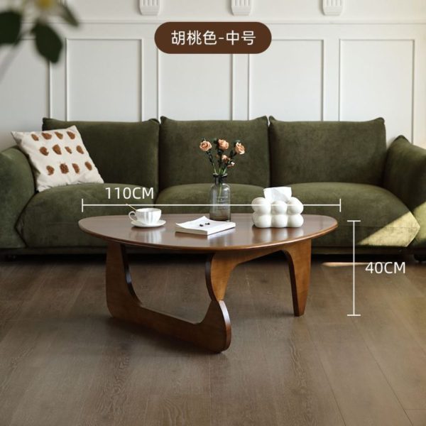 Bàn Cafe Nhỏ Tam Giác Bằng Gỗ, Bàn Cafe Phong Cách Nhật Bản Dùng Đọc Sách, Uống Trà Thư Giãn - Hình ảnh 5