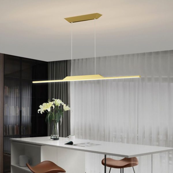 Đèn Thả Dài Hình Vòng Cung, Đèn Led Thả Bàn Ăn Bắc Âu, Đèn Treo Tuyến Tính Led Hiện Đại - Hình ảnh 6