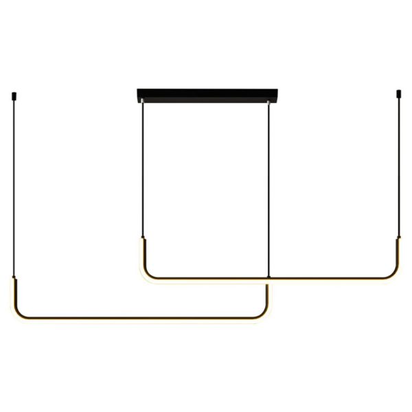 Đèn Thả Trần Thanh Dài Chữ U, Đèn Treo Thả Bắc Âu, Đèn Chùm Tối Giản Decor Bàn Ăn/Phòng Ăn - Hình ảnh 6