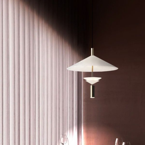 Đèn Treo Bắc Âu Thiết Kế Đĩa Bay, Đèn Thả Trần Hậu Hiện Đại Decor Không Gian Nhà Hàng, Quán Ăn - Hình ảnh 5