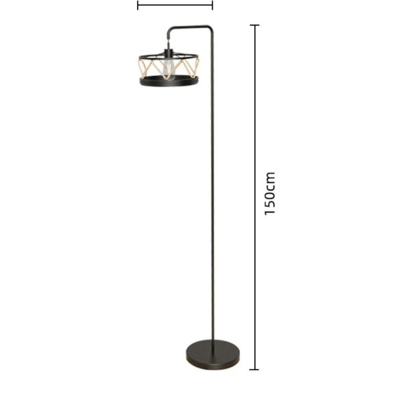 Đèn Sàn Sắt Phong Cách Châu Âu, Đèn Đứng Kiểu Dáng Mới Decor Phòng Khách, Phòng Ngủ - Hình ảnh 5