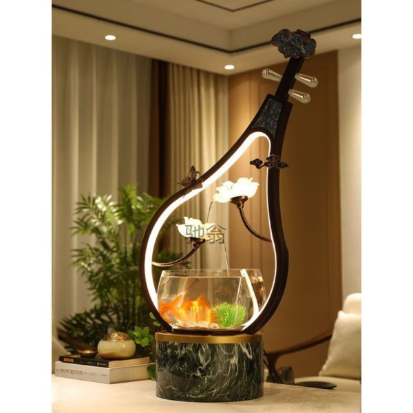 Đèn Led Phong Thủy Thác Nước, Đèn Led Trang Trí Cảnh Quang Thủ Công, Đồ Nội Thất - Ảnh 5