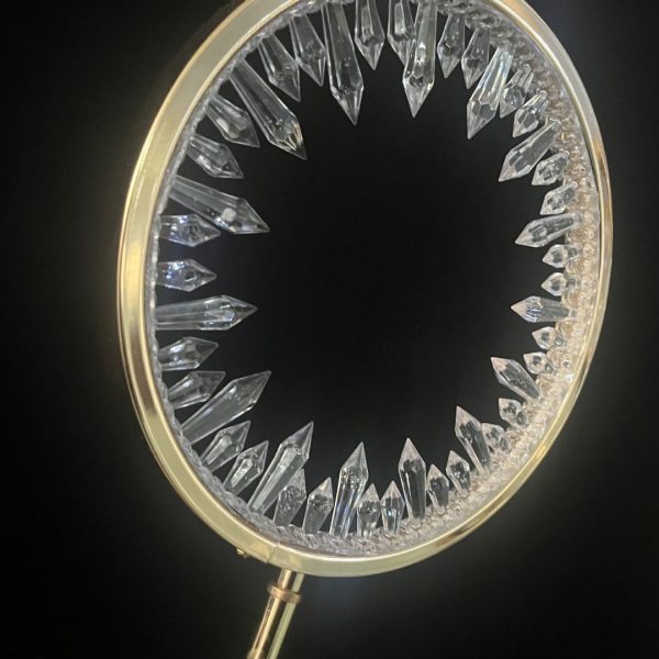 Bộ 3 Đèn Tròn Pha Lê Trang Trí Tiệc, Đạo Cụ Cưới, Đèn Led Decor Lối Đi Tiệc Cưới, Sảnh Nhà Hàng - Hình ảnh 4
