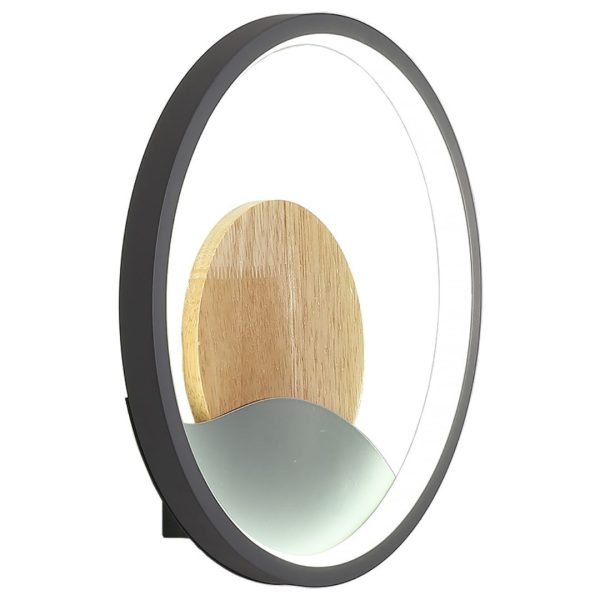 Đèn Tường Cảnh Bình Minh, Đèn Tường Hình Tròn 3 Chế Độ Màu Decor Mọi Không Gian - Hình ảnh 4