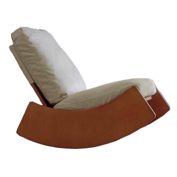 Ghế Bập Bênh Cổ Điển Gỗ Nguyên Khối, Ghế Lười Thư Giãn Phong Cách Bắc Âu Dành Cho Gia Đình - Hình ảnh 4