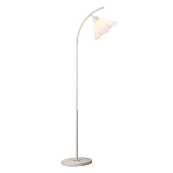 Đèn Để Sàn Chao Hoa Nở Bắc Âu, Đèn Đứng Phong Cách Kem Decor Không Gian Phòng Khách, Phòng Ngủ - Hình ảnh 4
