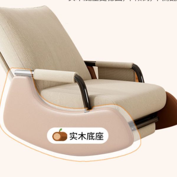 Sofa Lười Bập Bênh Gấp Gọn, Ghế Lười Phong Cách Bắc Âu Phòng Khách Phòng Ngủ, Ghế Ngủ Trưa Đồ Nội Thất Hiện Đại - Ảnh 4