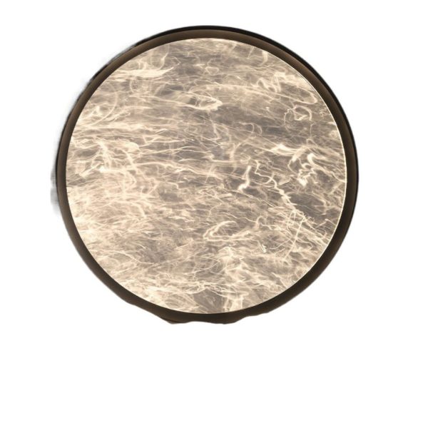 Đèn Trần Led Có Bộ Khuếch Tán Hiệu Ứng Vân Mây, Đèn Ốp Trần Tròn Siêu Mỏng Hiện Đại Decor Phòng Khách/ Ngủ - Hình ảnh 4