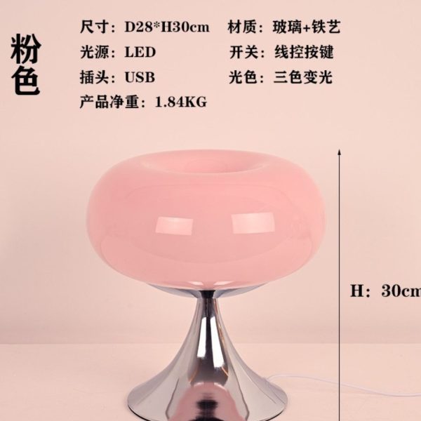 Đèn Bàn Quả Táo Nhiều Màu, Đèn Để Bàn Phong Cách Bauhaus Decor Phòng Khách, Phòng Ngủ, Bàn Làm Việc - Hình ảnh 4