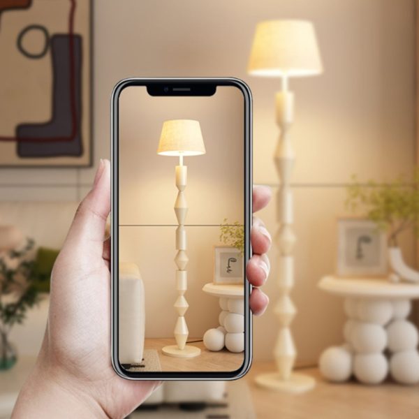 Đèn Sàn Chao Nón Trụ Đối Xứng Nhiều Màu Sắc Đèn Sàn Cổ Điển Wabi_Sabi, Đèn Đứng Decor Nhiều Không Gian - Hình ảnh 3