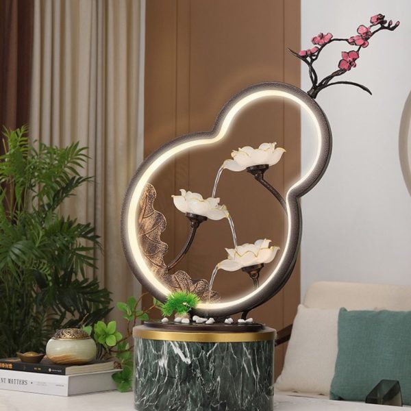 Đèn Led Phong Thủy Thác Nước, Đèn Led Trang Trí Cảnh Quang Thủ Công, Đồ Nội Thất - Ảnh 3