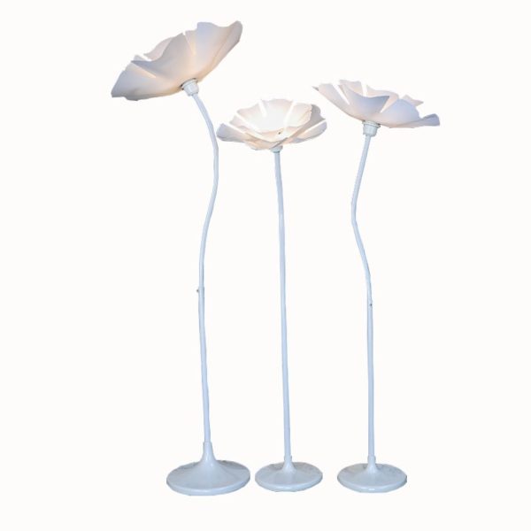(Bộ 3 Cây) Đèn Sàn Cúc Họa Mi Decor Tiệc Cưới, Đèn Đứng Acrylic Dùng Trang Trí Tiệc, Sảnh Nhà Hàng Đồ Trang Trí - Hình ảnh 2
