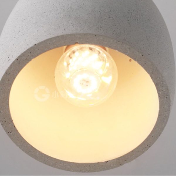 Đèn Led Thả Trần Xi Măng Đuôi Gỗ, Đèn Treo Phong Cách Nhật Bản, Đèn Thả Decor Phòng Ngủ,Bar,Nhà Hàng - Hình ảnh 6