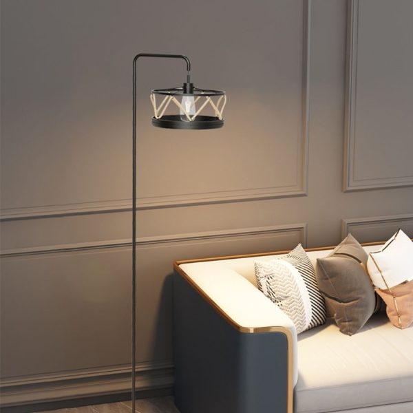 Đèn Sàn Sắt Phong Cách Châu Âu, Đèn Đứng Kiểu Dáng Mới Decor Phòng Khách, Phòng Ngủ - Hình ảnh 2