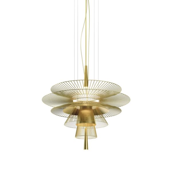 Đèn Chùm Sắt Gravity, Đèn Chùm Thả Trần Hiện Đại Decor Phòng Khách, Phòng Ăn Khách Sạn, Nhà Hàng - Hình ảnh 5