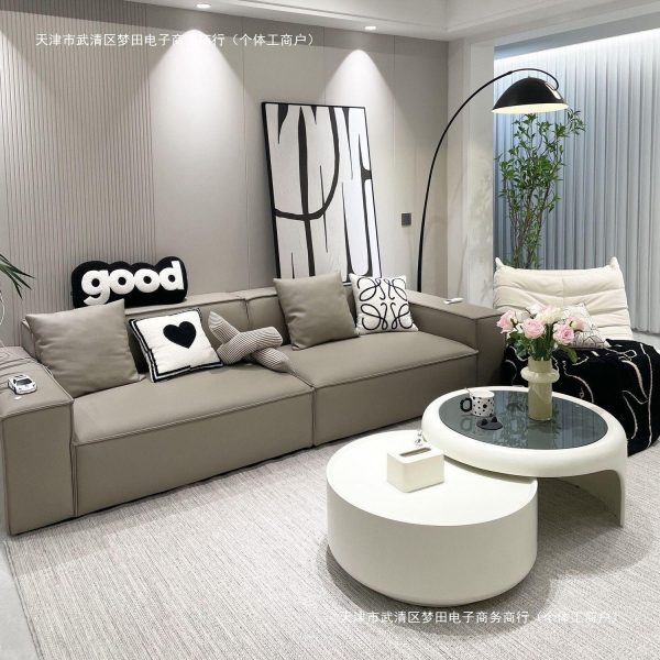 Bàn Cafe Xoay Gấp Gọn Thông Minh, Bàn Tròn Gấp Gọn Mặt Kính Decor Phòng Khách - Hình ảnh 5