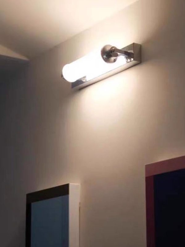 Đèn Tường Bắc Âu Retro, Đèn Gắn Tường Bauhaus Mạ Crom Decor Phòng Khách, Lối Đi, Cầu Thang - Hình ảnh 5
