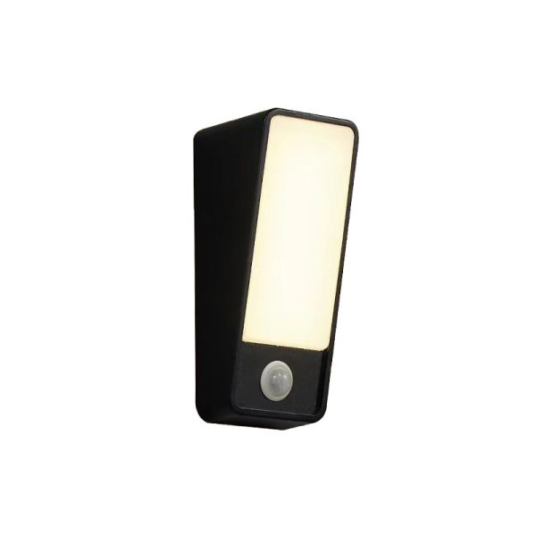 Đèn Tường Ngoài Trời Led Cảm Biến, Đèn Sân Vườn Bằng Nhôm Chống Nước Ánh Sáng Ấm Áp - Hình ảnh 8