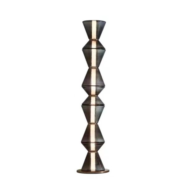 Đèn Sàn Thủy Tinh Đối Xứng, Đèn Đứng Bắc Âu Kiểu Dáng Ấn Tượng Decor Phòng Khách, Phòng Ngủ, Đầu Giường - Hình ảnh 4