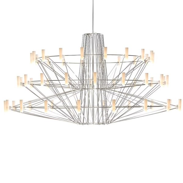 Đèn Chùm Led Bắc Âu 3 Tầng, Đèn Chùm Thả Trần Italia Hiện Đại Decor Phòng Khách, Phòng Ăn - Hình ảnh 5