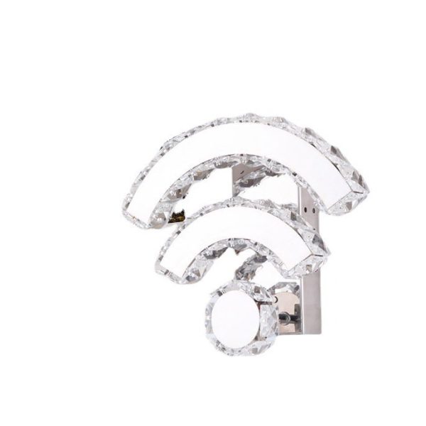 Đèn Tường Pha Lê Nhiều Kiểu Dáng, Đèn Gắn Tường Thép Không Gỉ Decor Phòng Ngủ, Đầu Giường - Hình ảnh 4