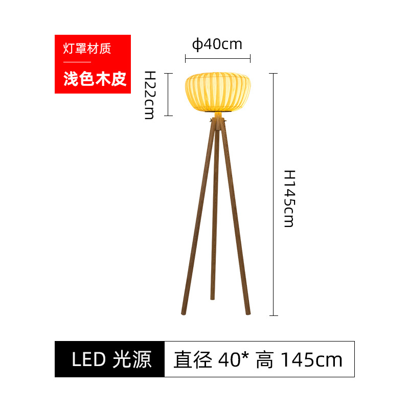 Đèn Sàn 3 Chân Phong Cách Đông Nam Á, Đèn Sàn Chao Gỗ Hiện Đại Nhiều Kiểu Dáng - Ảnh 4