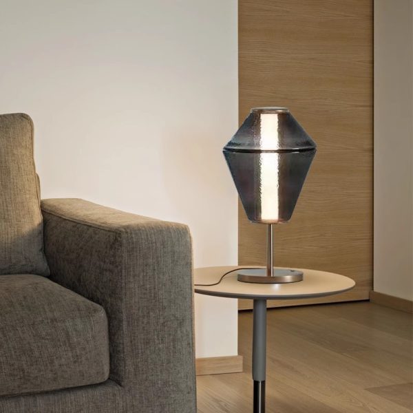 Đèn Sàn Thủy Tinh Đối Xứng, Đèn Đứng Bắc Âu Kiểu Dáng Ấn Tượng Decor Phòng Khách, Phòng Ngủ, Đầu Giường - Hình ảnh 6
