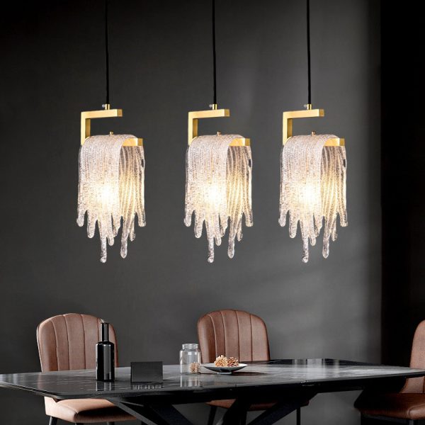 Đèn Thả Trần Thạch Nhủ Thủy Tinh, Đèn Thả Trần Thủy Tinh Bắc Âu Dùng Trang Trí - Hình ảnh 6