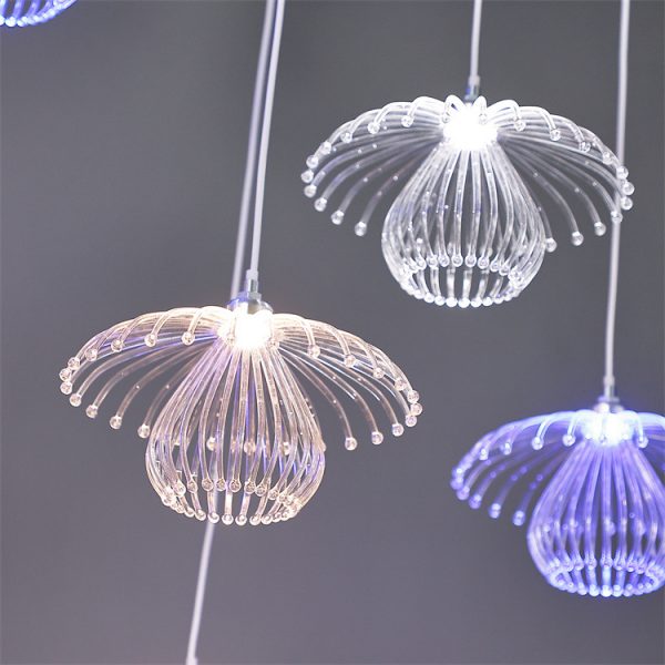 Bộ 10 Đèn Acrylic Nhiều Kiểu Dáng, Đèn Thả Trần Dạ Quang Decor Tiệc Cưới, Nhà Hàng - Hình ảnh 8