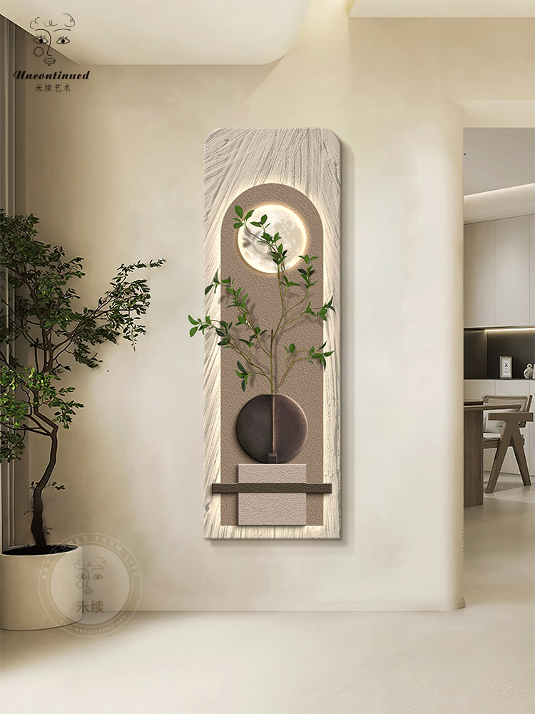 Đèn tranh trang trí đá sa thạch decor không gian phòng khách