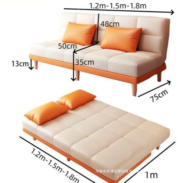 Ghế Sofa Giường Gấp Gọn Thông Minh, Ghế Sofa Kết Hợp Giường, Sofa Đa Năng Dành Cho Phòng Khách, Căn Hộ - Hình ảnh 6