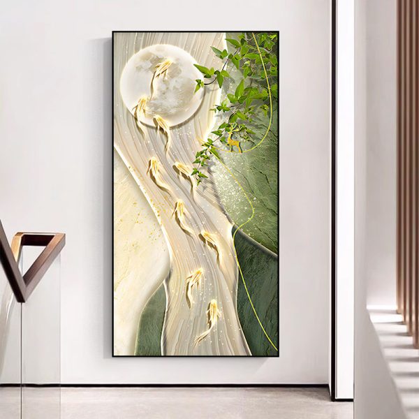 Tranh Treo Tường Tráng Gương Pha Lê, Tranh Trang Trí Mang Ý Nghĩa Phong Thủy Decor Phòng Khách - Hình ảnh 8