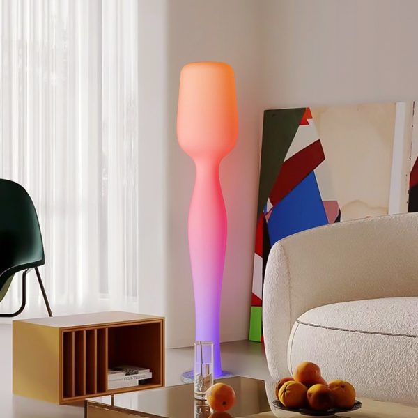Đèn Sàn Chiếc Ly Nghệ Thuật, Đèn Đứng Bắc Âu Cỡ Lớn 3 Chế Độ Màu Decor Phòng Khách, Phòng Ngủ - Hình ảnh 3