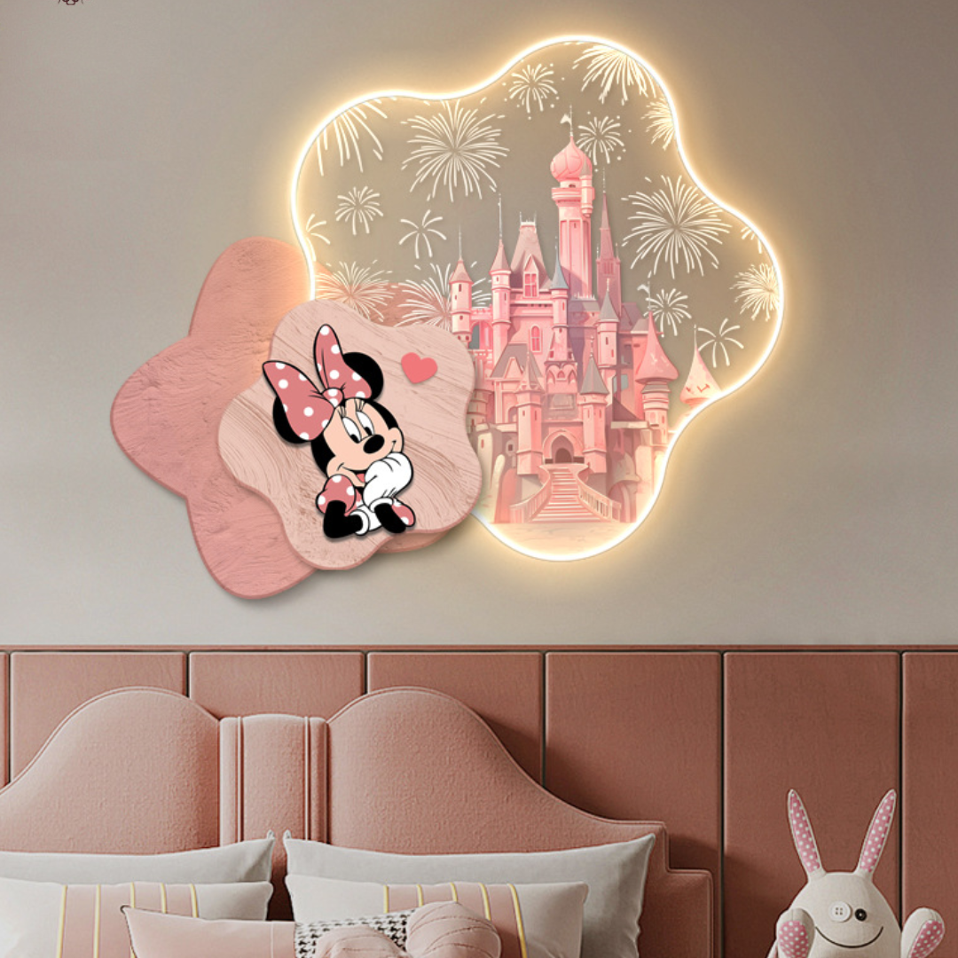 Đèn ốp tường phòng ngủ Mickey