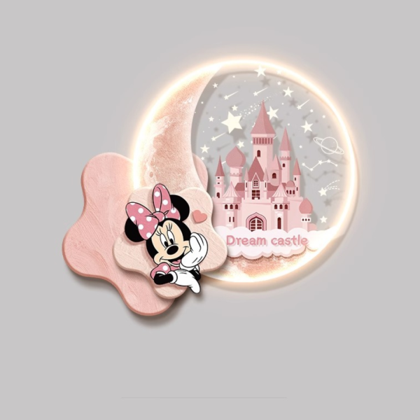Đèn Ốp Tường Phòng Ngủ, Phòng Khách Mickey Dành Cho Bé Gái - Hình ảnh 2