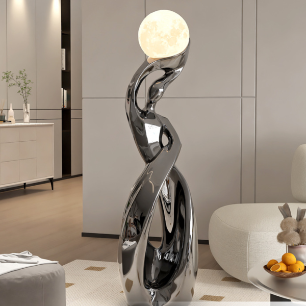 Đèn Sàn Quý Bà Phong Cách Bắc Âu 4 Chế Độ AS Trang Trí Phòng Khách, Phòng Ngủ - Hình ảnh 7