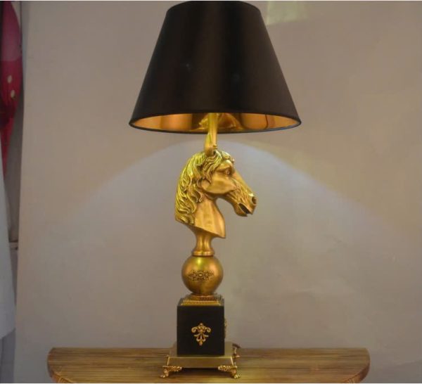 Đèn Bàn Chiến Mã Hai Mặt, Đèn Chiếu Sáng Trang Trí Cao Cấp, Đèn Để Bàn Giá Trị Cao - Hình ảnh 6