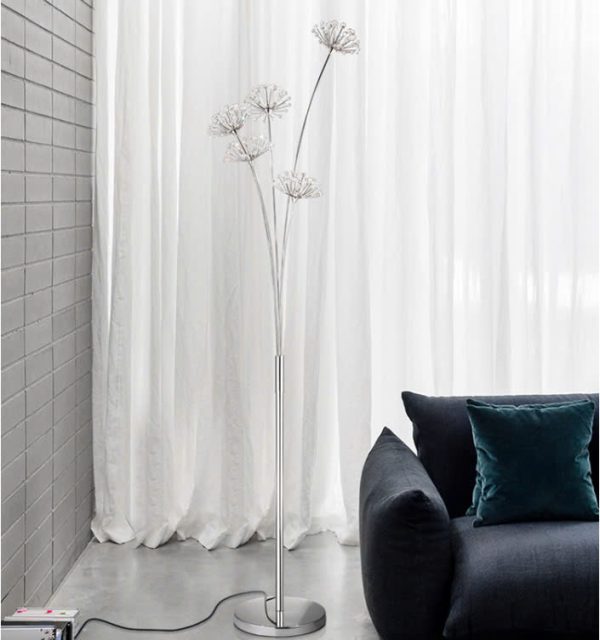 Đèn Sàn Pha Lê Hoa Bồ Công Anh, Đèn Đứng Pha Lê Bắc Âu Decor Phòng Khách/Phòng Ngủ - Hình ảnh 4