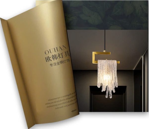 Đèn Thả Trần Thạch Nhủ Thủy Tinh, Đèn Thả Trần Thủy Tinh Bắc Âu Dùng Trang Trí - Hình ảnh 2