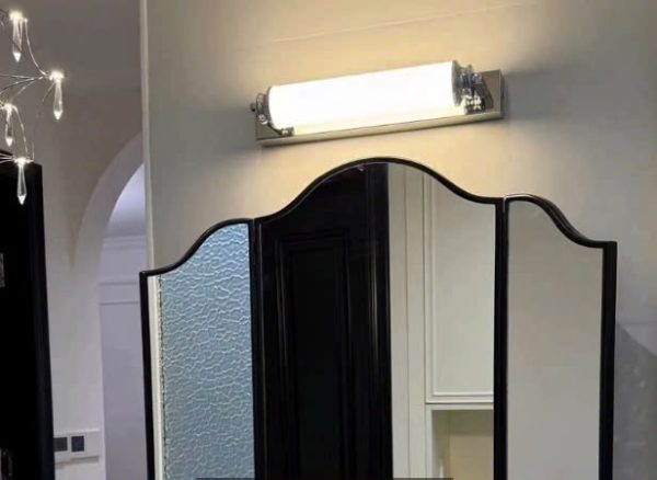 Đèn Tường Bắc Âu Retro, Đèn Gắn Tường Bauhaus Mạ Crom Decor Phòng Khách, Lối Đi, Cầu Thang - Hình ảnh 3